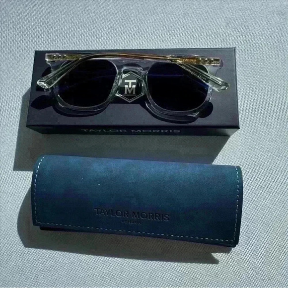 NWT Taylor Morris Eagle Sunglasses Crystal Green - Picture 5 of 5